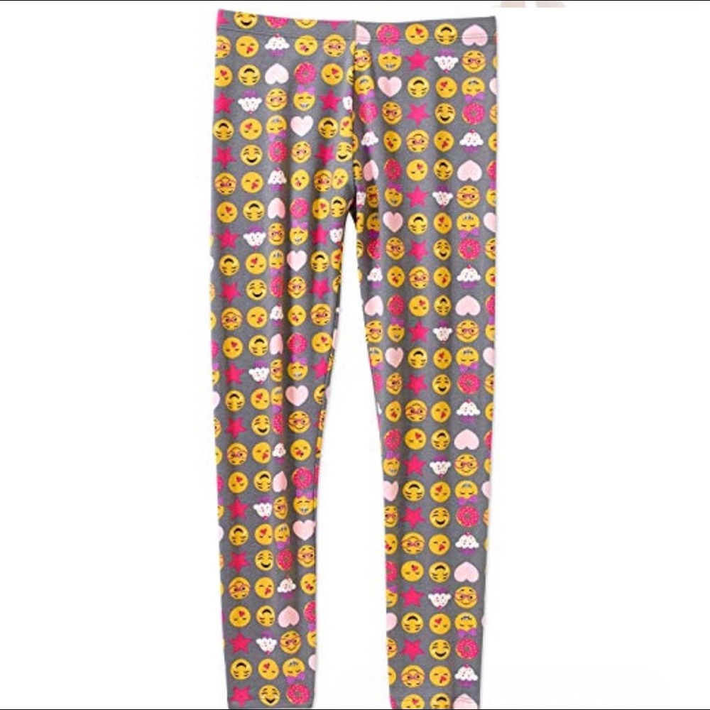 Kids emoji leggings
